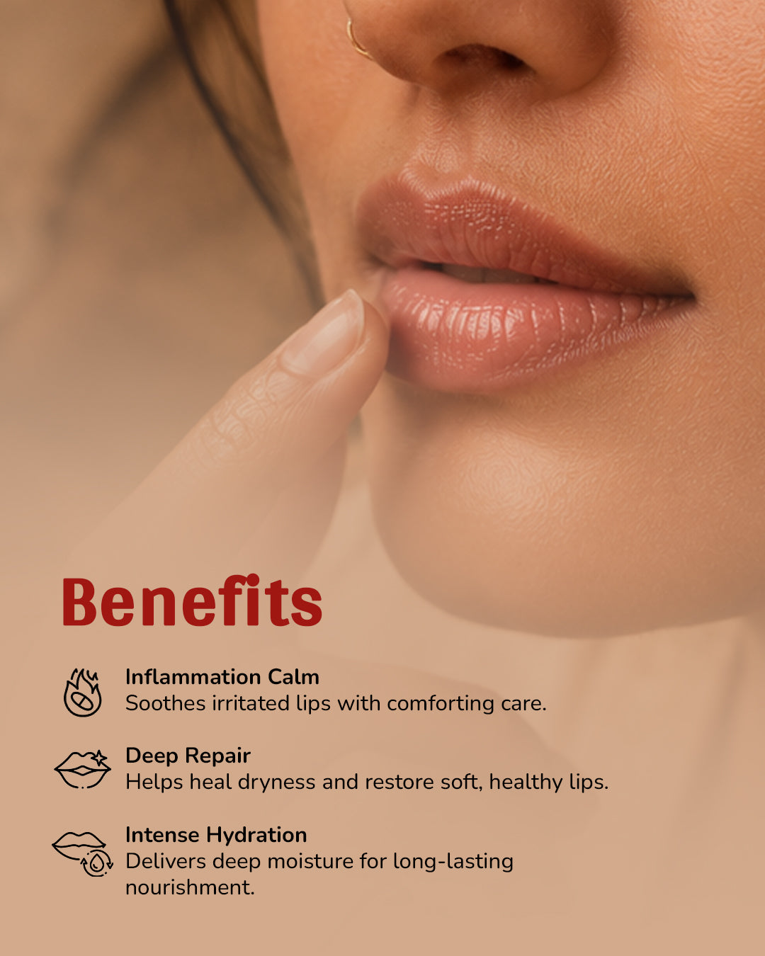Chandan Sutra • Lip Butter • Inflammation Calm • Deep Repair • Intense Hydration