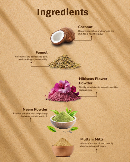 Chulbuli Saunf• Body Scrub • Heat Relief • Lasting Moisture • Deep Cleanse