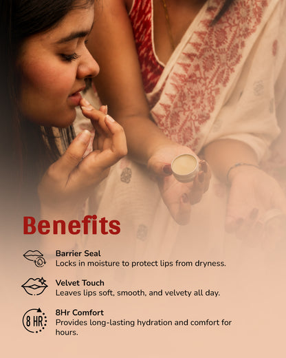 Saumya Vanilla • Lip Butter • Barrier Seal • Velvet Touch • 8Hr Comfort