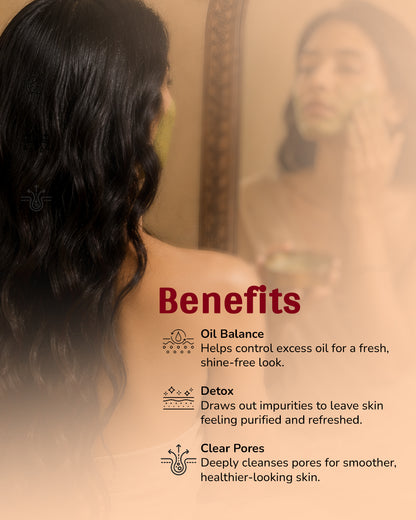 Vana Neem • Face Mask • Oil Balance • Detox • Clear Pores