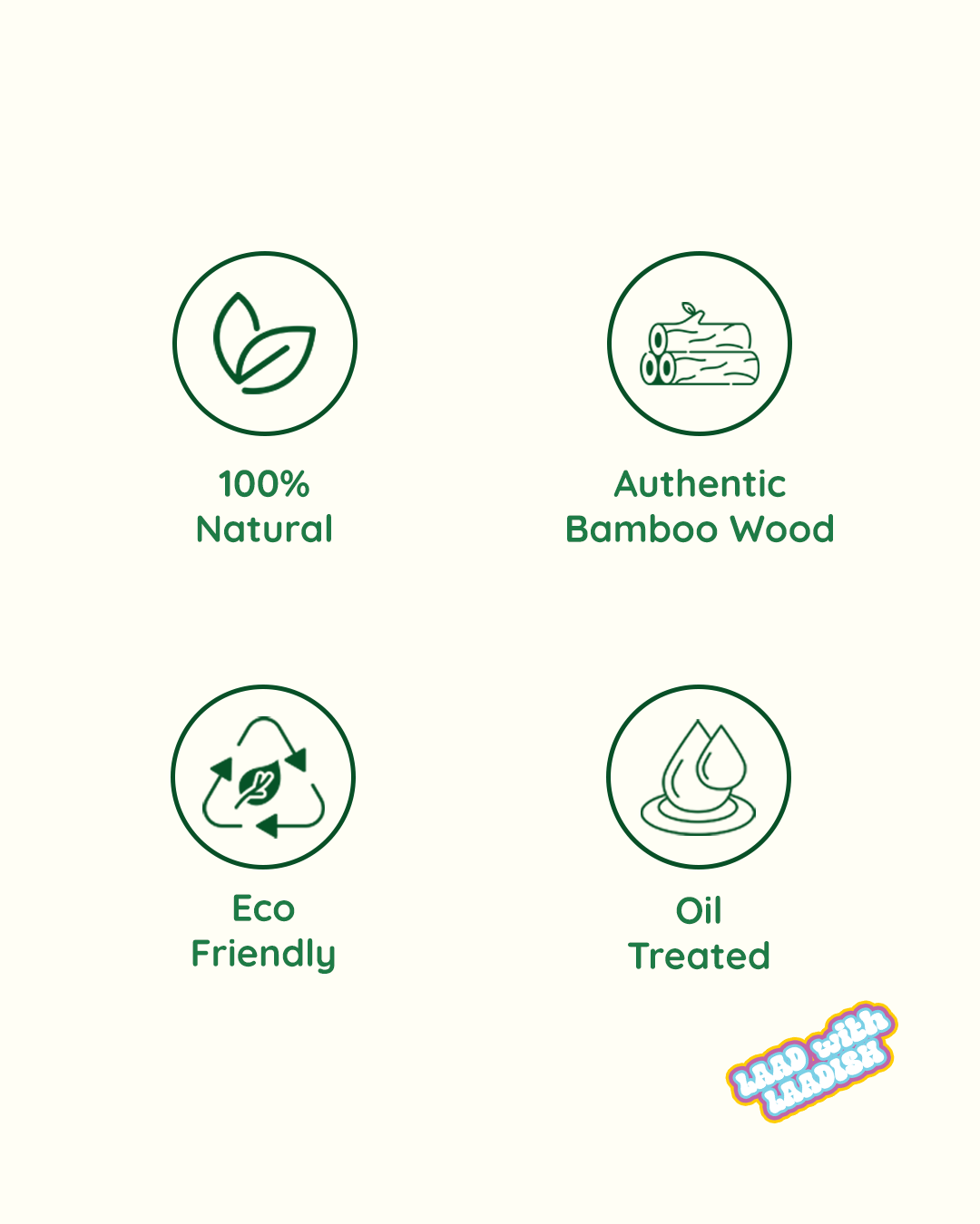 Mane Magic ︱ Natural Bamboo Wood ︱ Hair Brush