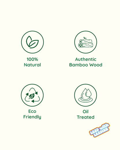 Mane Magic ︱ Natural Bamboo Wood ︱ Hair Brush