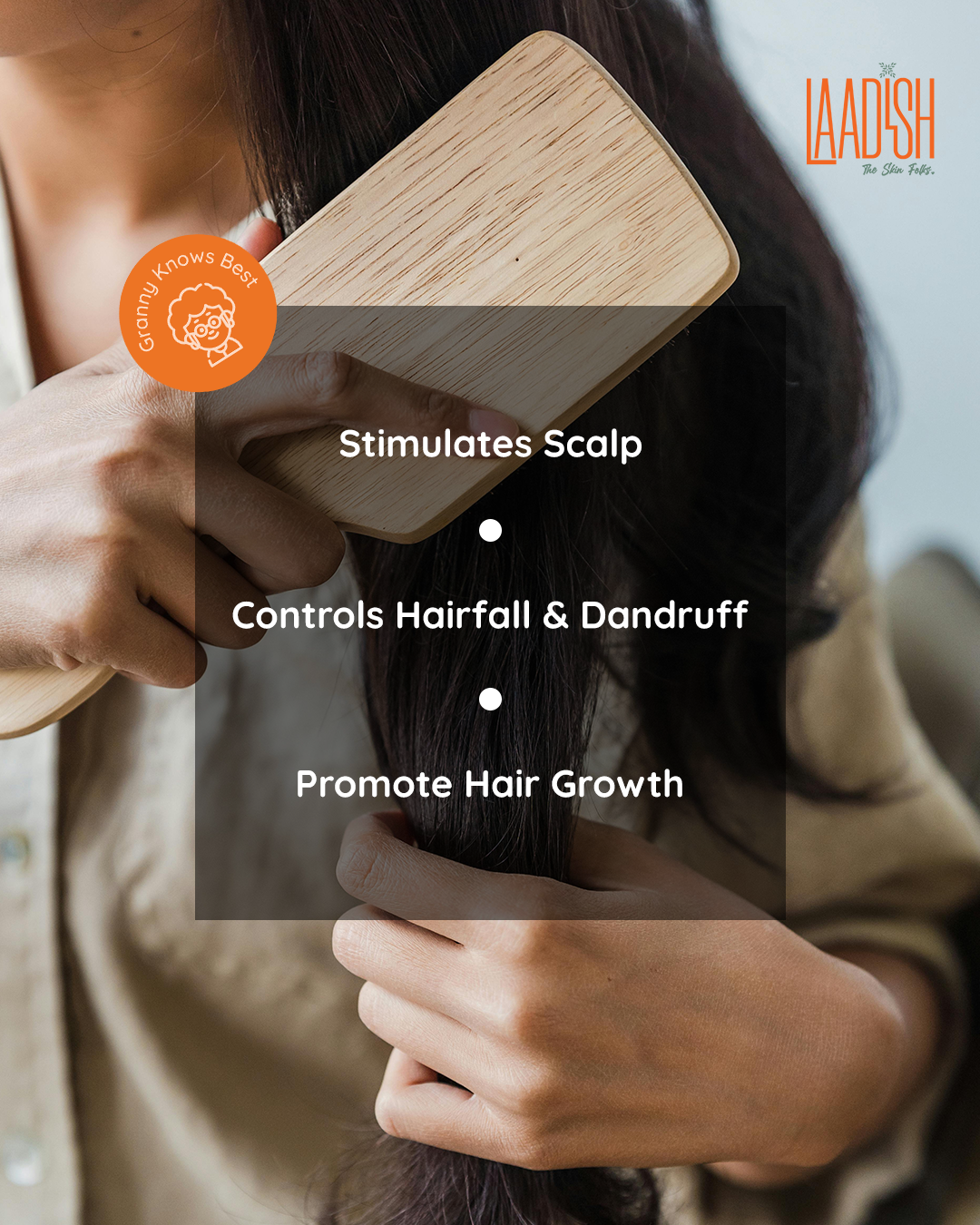 Mane Magic ︱ Natural Bamboo Wood ︱ Hair Brush