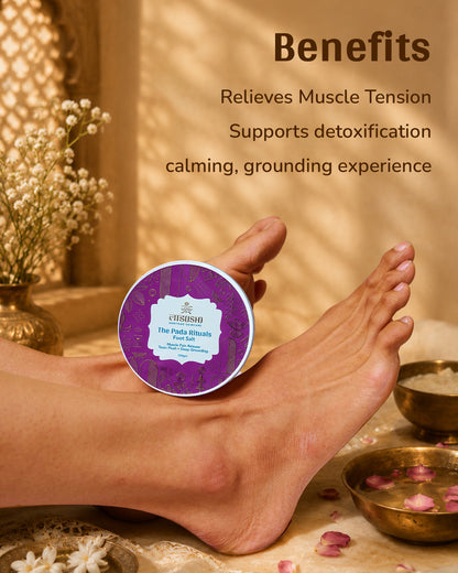 The Pada Rituals • Foot Salt • Muscle Ease • Foot Relief • Deep Grounding