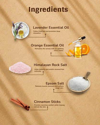The Pada Rituals • Foot Salt • Muscle Ease • Foot Relief • Deep Grounding